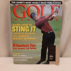 Golf Magazine Tiger Woods Secret Weapon January 2001 206 Pages READ